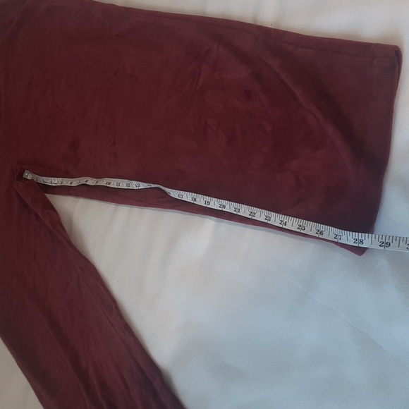 Liz‎ Claiborne Womans Pants/Lounge Wear. Size L. Burgundy. - Picture 3 of 10